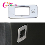 ABS kroomitud esitulede reguleerimise kleebis Esitulede reguleerimise kaunistus, litrid Peugeot 2008 208 3008 2014 - white