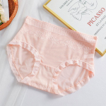 Aluspesu Naiste pitsist j&auml;ljevaba antibakteriaalne suur puuvillane jalgevahe &otilde;huke seksikas j&auml;&auml;siidist naiste kolmnurksed l&uuml;hikesed p&uuml;ksid L roosa