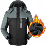 Meeste paksendatud jakk Talvine soe mantel Meeste lahtine pluss paks sametparka mantel Talve meeste veekindel jope, kui esitate tellimuse v&auml;iksemas suuruses XXXXXL must