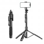 L16 1530 mm juhtmevaba selfie stick statiiv kokkupandav monojalg, mis &uuml;hildub Gopro tegevuskaameraga Unlit version must