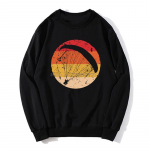 Mood Retro Paragliding Hoodie Vaba aeg Paraglider Paramootor Langevarju Unisex Pusad Kampsun Pusa Harajuku T&auml;navar&otilde;ivad L