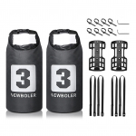 3L/7L jalgrattahargi kott veekindel rull-kuivkott Jalgratta kahvlikott Jalgrattapaak 3L x 2