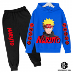 Teismeliste laste riided Beebipoiste kost&uuml;&uuml;mid Jaapan Anime Naruto dressip&uuml;ksid 2 tk Laste poiss, talve puuvillane prinditud komplekt 110