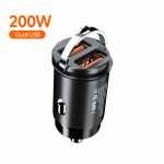 Olaf 200w Usb C autolaadija kiirlaadimine Qc3.0 Type C Pd kiirlaadija autos t&otilde;mbamisr&otilde;ngas Iphone Xiaomi Samsung Huawei jaoks 200w