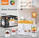 Neli-&uuml;hes k&ouml;&ouml;gikombain, puu- ja k&ouml;&ouml;giviljamahlapress, multifunktsionaalne tervislik mahlapress, majapidamises kasutatavate puuviljasegisti valge