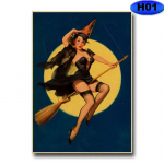 Vintage Pin Up Girl plakat J&otilde;upaberist plakatid ja tr&uuml;kised Retro seina dekoratiivne pilt Kodukaunistus Elutoa baari kujundus 30x21cm