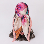 Kvaliteetsed luksuslikud siidist sallid peapael Sallid kaelasall naistele kett siidist sall naiste dekoratiivne sall 90*90cm