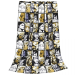 Aizawa Boku No My Hero Academia Velvet Throw tekk Collage Academy Plaid Anime tekk voodipesu diivanile Kerge &otilde;huke 75x100cm 30x40in