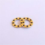 10 tk/partii Mini tasapinnaline aksiaalne kuullaager keraamiline kuullaager terasest kuullaager vasklaagriga kokkuklapitav nuga tarvikud F4-7(6.8x4.2x1.0) must