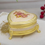 1 tk Creative s&uuml;damekujuline ehtekarp, ehtekarp, tipptasemel hoiukarp, pulmakinkekarp roosa/kuldne