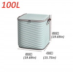 Lausriidest teki hoiukott kaanega T&otilde;mblukk Kokkupandavad riided Tekikastid konteiner Suure mahutavusega tolmukindel kott Korraldage