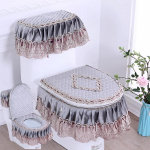 3tk/komplekt, pitstikandid, eemaldatav WC-poti kate, tolmukindel pehme WC-istme r&otilde;ngas padi kodukaunistus tualettruumi kate 3pcs