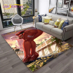 DARLING filmis FRANXX Cartoon Zero Two seksikas t&uuml;druku vaibavaip kodu elutoa diivani uksemati sisekujunduseks, libisemiskindel p&otilde;randamatt 40x60cm