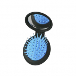 Kaasaskantav kokkupandav reisimeik Pehme peanaha juuksehari, peegliga masseeriv kamm roosa punane v&auml;rv