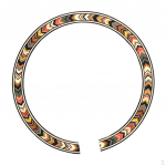 Acoustic Guitar Circle Rosette Soundhole kleebis