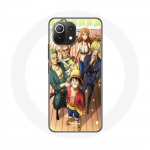 &Uuml;mbris Xiaomi Mi 11 Lite One Piece Luffy Poster Crews Manga Anime jaoks