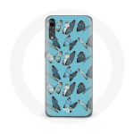 Huawei p20 Butterflies sinise taustaga &uuml;mbris