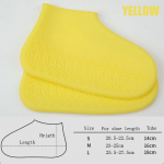 1 paar &otilde;ues, vihmastel p&auml;evadel veekindlad saapad, vihmasaapad, kingad, siseruumides kasutatavad silikoonist jalatsikatted, Unisex L valge