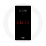 Samsung Galaxy Note 9 Elite 5. hooaja &uuml;mbris, punase logoga must taust