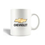 Mug en C&eacute;ramique Chevrolet Voiture Logo Jaune