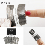 ROSALIND Cleaner geel-k&uuml;&uuml;nelaki eemaldaja 50 tk Nail Art Nails Geellaki eemaldaja 50pcs
