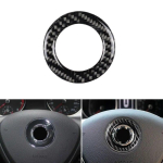 Auto p&auml;ris s&uuml;sinikkiust roolipaneeli logo katte raami trimm VW Golf 6 7 MK6 MK7 Jetta MK5 Passat B6 B7 Polo Touareg jaoks black