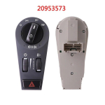 for Volvo Truck FH FM VNL Hazard Warning Switch Headlight Fog Lamp Switch 20953573 20942846 20466304 20942844 20953569 20466302 20953573 black