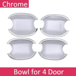 for Citroen C3 Mk2 2010~2016 Chrome Door Handle Cover Car Accessories Stickers Trim Set 2011 2012 2013 2014 2015 VT VTR+ Bowl 4 Door