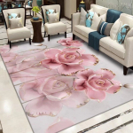 3D lillevaip kodu elutuppa magamistoa diivani uksemati sisekujundusala vaip libisemiskindel matt 80*120cm