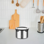 304 roostevabast terasest &otilde;hukindel konteiner Toidu s&auml;ilituskanister tee kohvioad korduvkasutatav 500ml