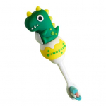 1-10Y puhas hambahari koomiksi dinosaurus mitmev&auml;rviline s&uuml;gavpuhastav toidukvaliteediga laste hambahari roheline