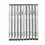 Premium 10 tk Micron Neelde joonistusjoonega pliiats K&auml;sikirjadega pliiatsid Veekindlad pigmendijoonised markerpliiatsid disainikunsti tarvikute jaoks