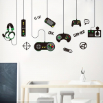 V&auml;rvikad m&auml;ngukontrolleri seinakleebised magamistoa m&auml;ngutoa veranda kaunistamiseks eemaldatavad seinamaalingud mitmev&auml;rviline