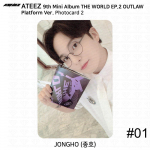ATEEZ 9. minialbum THE WORLD EP.2 OUTLAW Platform Ver Official Photocard 1 2 3 Jongho - Photocard2 #1
