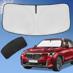 P&auml;ikesevari p&auml;ikesevari BMW X5 esiklaasi katte jaoks, 4-kihiline esiaknavari, kohandatud sobivus BMW X5 M Sport xLine linnamaastur 2019-2024 P&auml;ikesesirm 240T sisset&otilde;mmatav for Tacoma 2016-2023