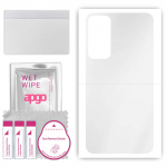 apgo Ultra Clear Protective Skin Sticker for the back compatible with Tecno Pop 6 Go, Wrap Film, Hydrogel Film, Flexible, Soft TPU with positioning la