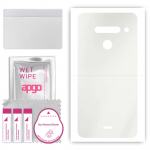 apgo MATTE Protective Skin Sticker for the back compatible with LG V50 ThinQ 5G, Wrap Film, Hydrogel Film, Flexible, Soft TPU with positioning layer e