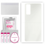 apgo MATTE Protective Skin Sticker for the back compatible with Vivo T1x 5G, Wrap Film, Hydrogel Film, Flexible, Soft TPU with positioning layer easy
