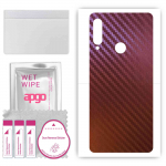 apgo skin sticker film foil vinyl for the BACK compatible with Lenovo K10 Note, scratch-resistant, easy to install - Carbon Chameleon CAKA5