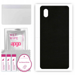 apgo Protective Skin Sticker for the back compatible with Samsung Galaxy A01 Core, Wrap Film, Foil, Vinyl - Pattern Matrix
