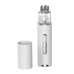 15 ml peanaha aplikaator, kaasaskantav veerev palli disainiga peanaha masseerija juuste eeterliku &otilde;li aplikaator koduks valge