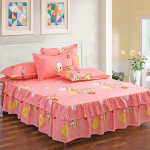 3 tk voodilina pits seelik, elastne kahekohaline voodikate padjap&uuml;&uuml;ridega madratskattega voodipesukomplekt, elastne &uuml;lisuur voodilina 120X200cm