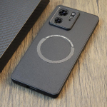 Motorola Moto Edge 40 40Neo Case Luksusliku PU magnetilise juhtmevaba laadimise kaitsev tagakaane &uuml;mbris jaoks Moto G84 G22 G14 G54 G34 G24 Edge 40 kate For Moto edge 40 must