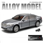 1/24 Scale 760li Diecast mudelauto m&auml;nguasi, valguse ja heliga, tagasit&otilde;mmatav m&auml;nguauto t&auml;iskasvanutele lastele, kingitus 1:24-Size:21.5*8.8*6.5cm