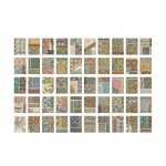 100 lehte suures suuruses vintage scrapbookingi dekoratiivmaterjalid, paberid, taustpaber ajakirja p&auml;eviku jaoks, k&auml;sit&ouml;&ouml; retro kirjatarbed