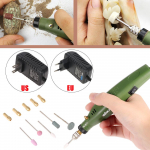 AC110-230V elektriline lihvimiskomplekt Rotary Drill Veski t&ouml;&ouml;riistade graveerimiskomplekt EU Plug