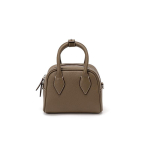 Erilise disainiga Boston kott, Bowling kott, Vabaaja veisenahast k&auml;ekott, Ehtne nahast &uuml;hes &otilde;las kantav Crossbody uus mudel gray