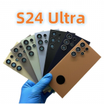 Samsung Galaxy S24 Ultra S24U 5G asendus tagaklaas aku tagakaane kaamera objektiiviga liimiga S24 Ultra-Black-US