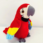 R&auml;&auml;kiv papagoi Elektroonilised pl&uuml;&uuml;sist m&auml;nguasjad R&auml;&auml;kiv plaat kordab Armas pehme t&auml;idisega loom Linnukk Lastele Lastele Kingitus beebile