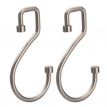 2 tk. Kardinakonks, mida on lihtne paigaldada, reguleeritavad S-kujulised riputuskonksud koduvannitoa jaoks